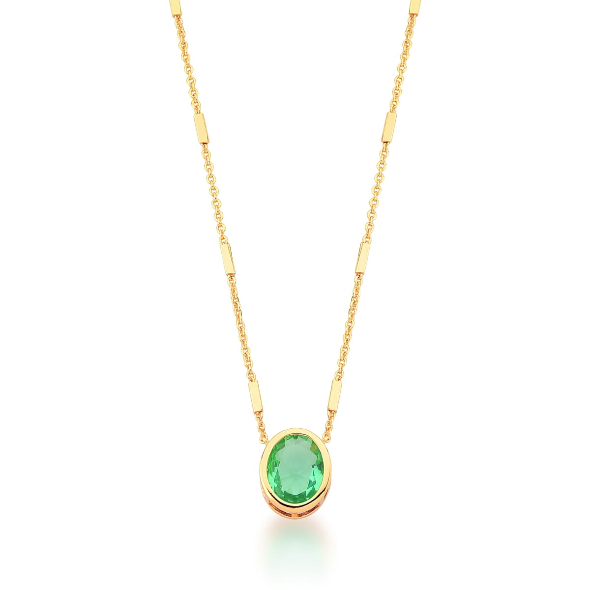 Colar Dourado Praziolita | Citrine Concept Jewelry