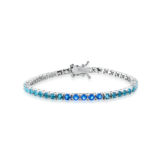 Pulseira Riviera Azul e Branco | Citrine Concept Jewelry