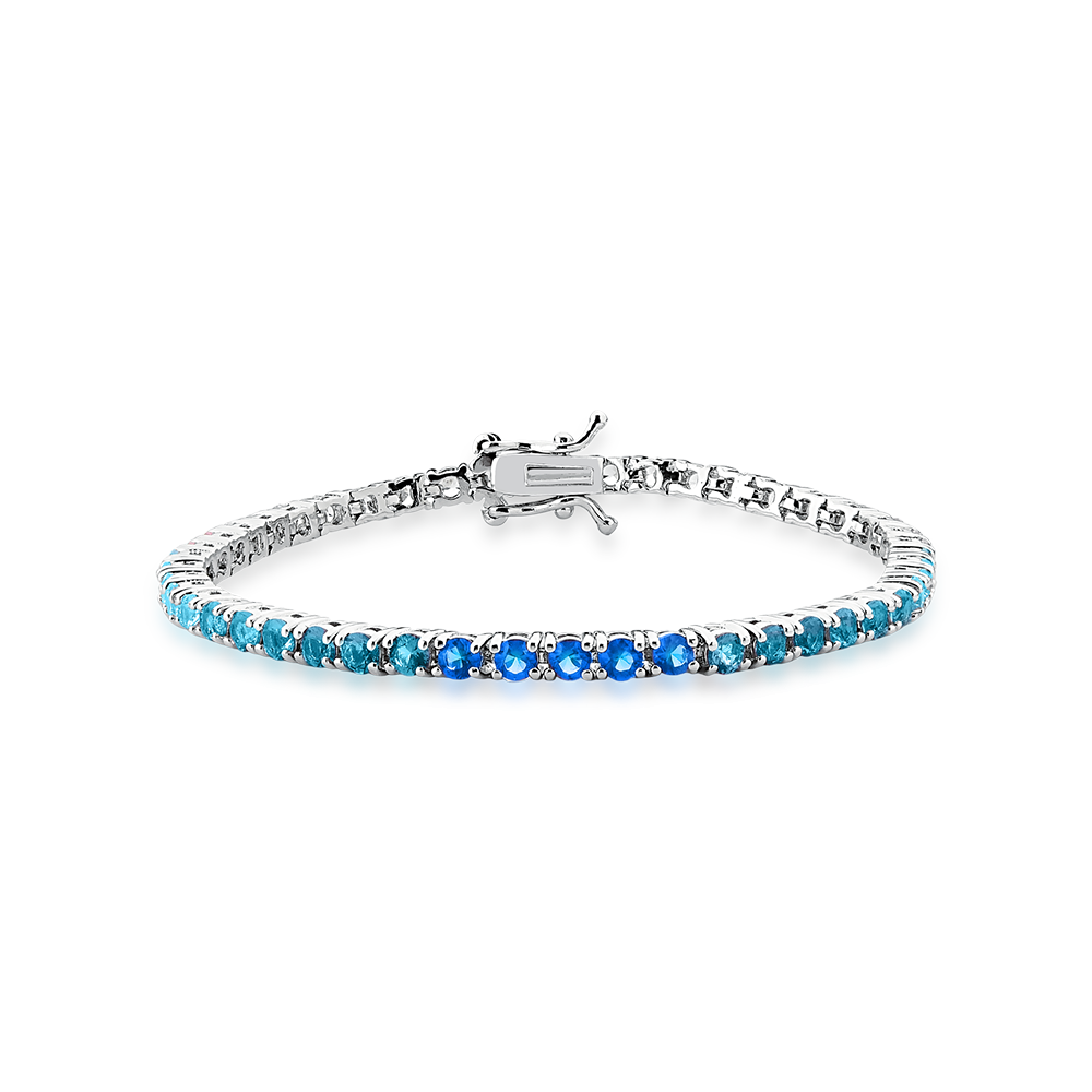 Pulseira Riviera Azul e Branco | Citrine Concept Jewelry