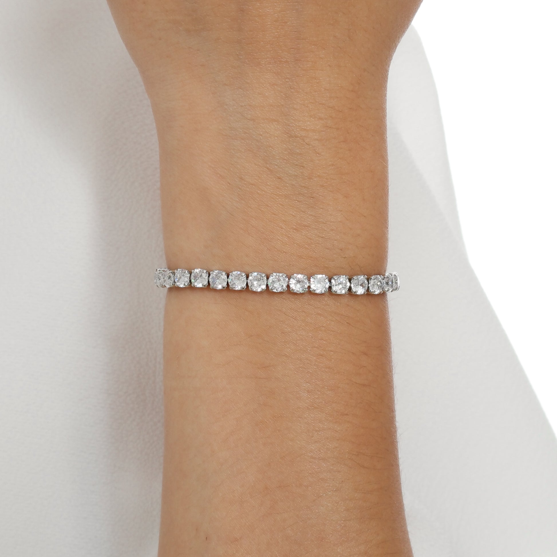 Pulseira Riviera Zircônias Brancas | Citrine Concept Jewelry