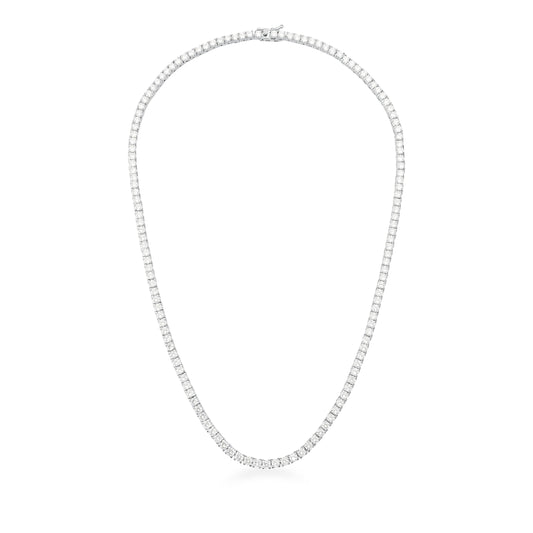 Corrente Riviera com Zircônias Brancas 45 cm - Citrine Concept Jewelry