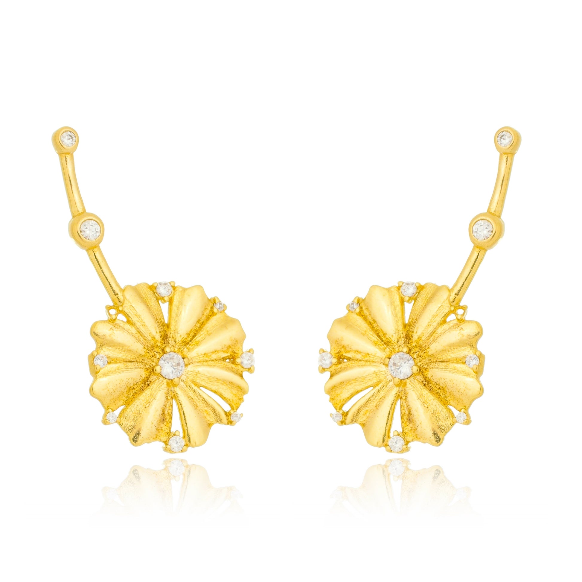 Brinco Earcuff Dourado Veronica | Citrine Concept Jewelry