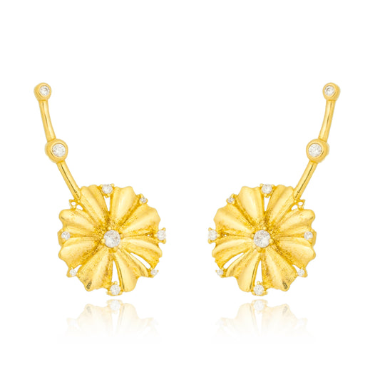 Brinco Earcuff Dourado Veronica | Citrine Concept Jewelry