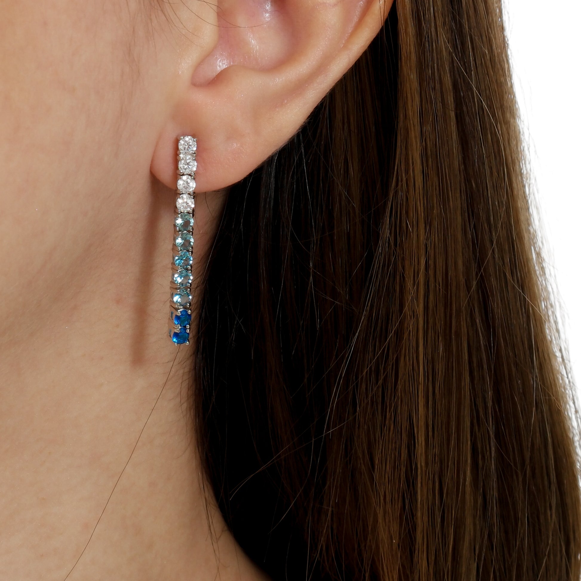 Brinco Pêndulo Quartzo Azul | Citrine Concept Jewelry